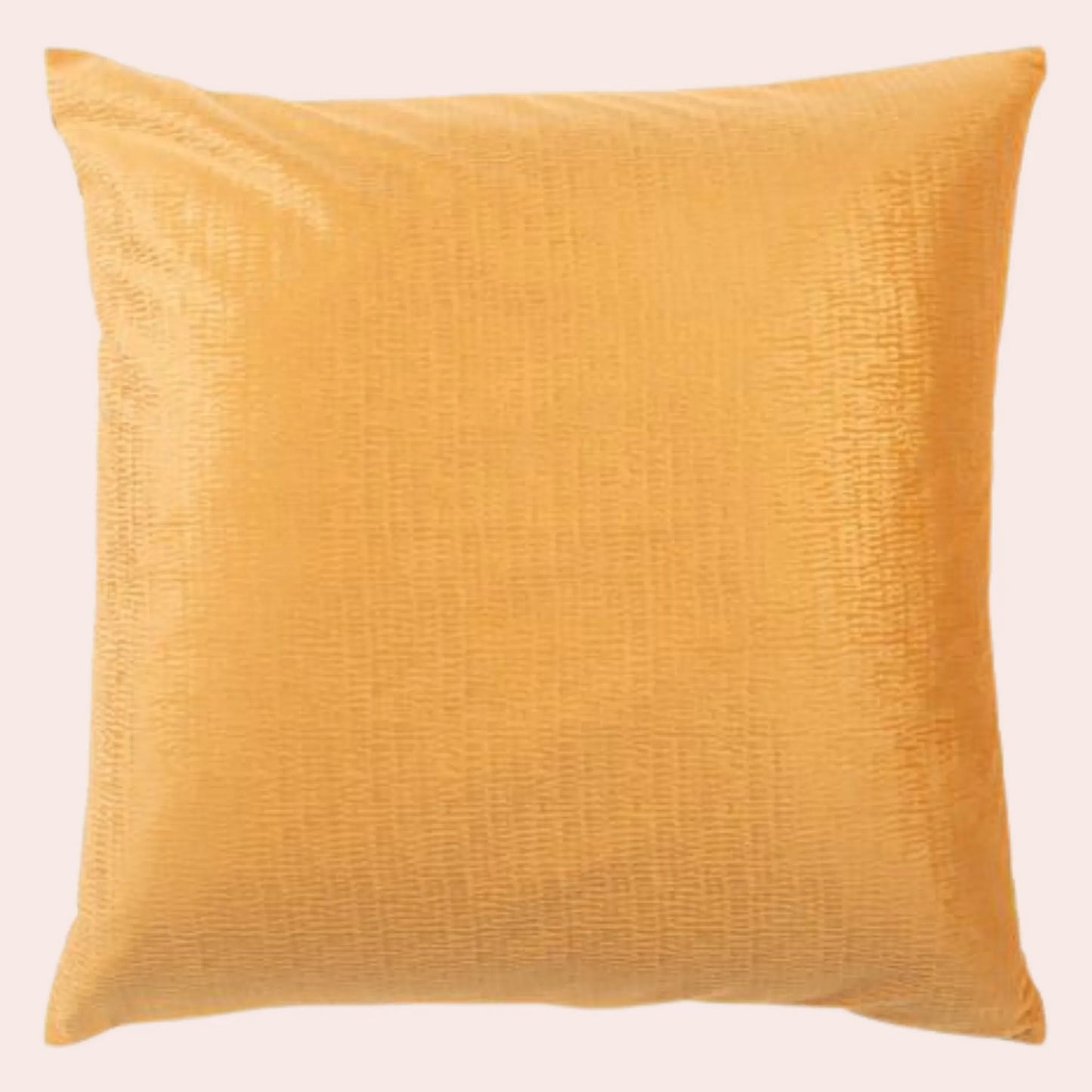 Putetrekk gullprint oker: 45x45 cm