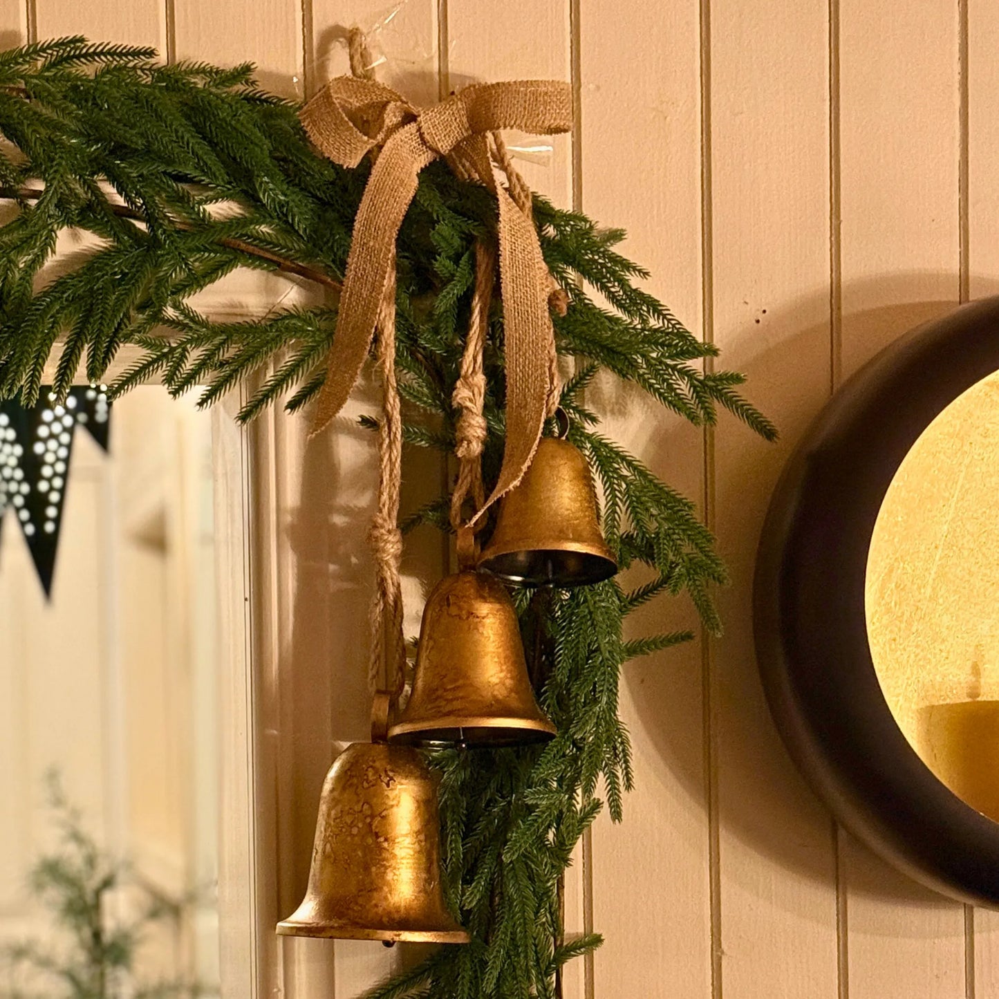 Retro håndlagede juleklokker