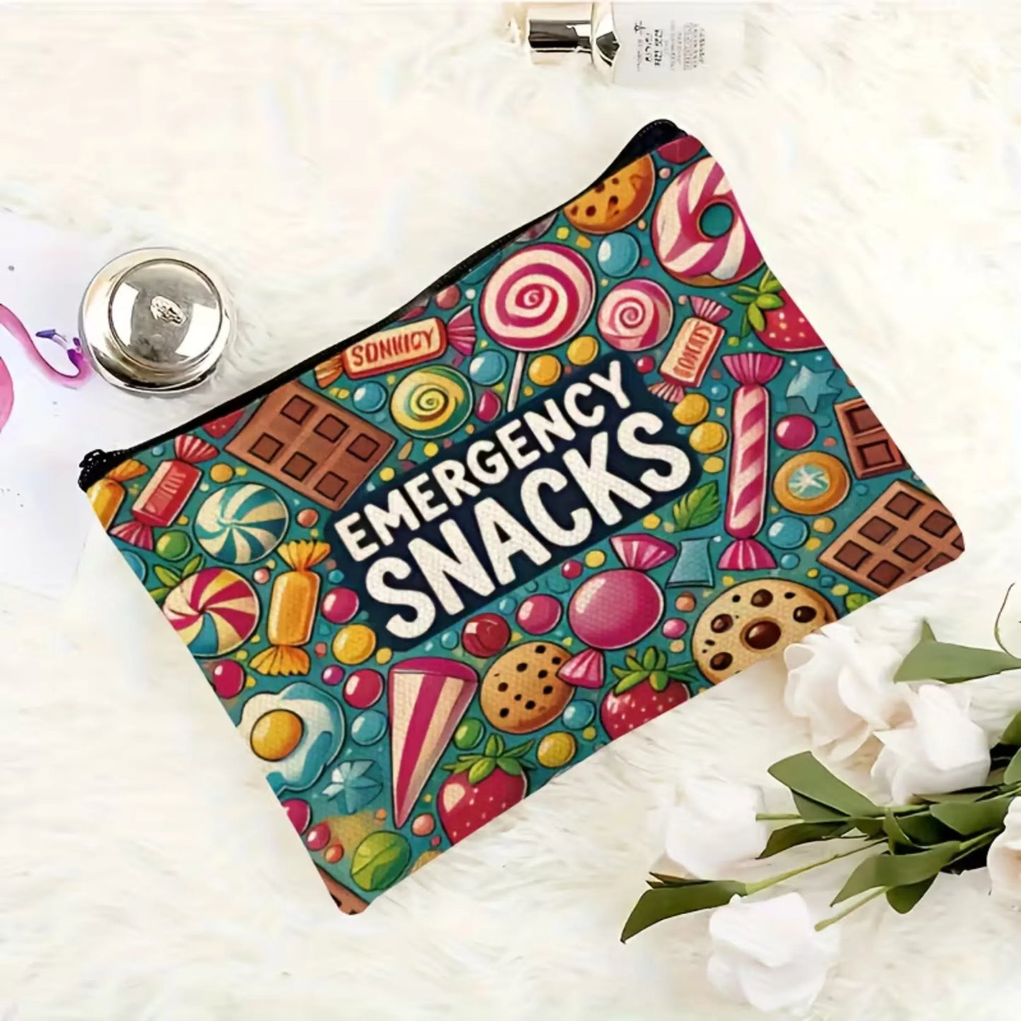 Emergency Snacks liten toalettveske