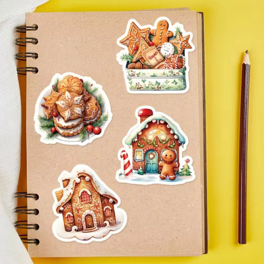 50 pepperkakemenn klistremerker