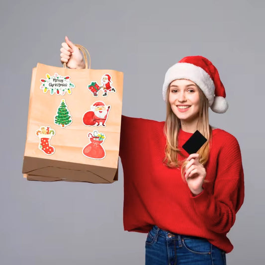 10 festlige juleklistremerker