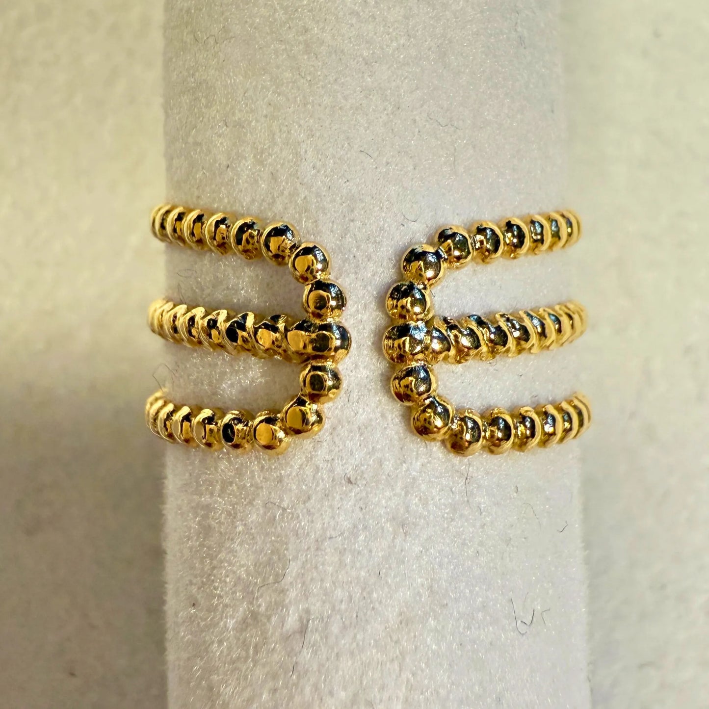 💍 PERNILLE ring- gullbelagt med perlemor