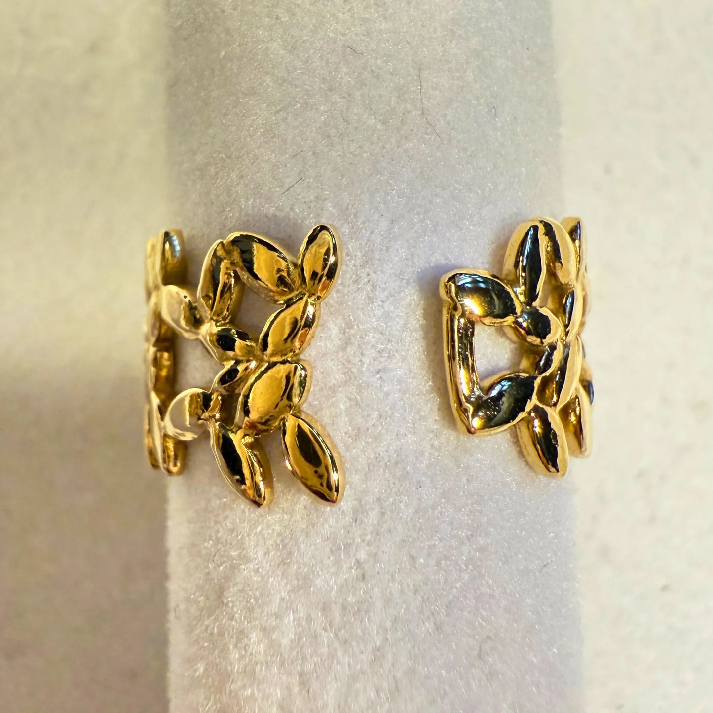 💍 OLINE ring- gullbelagt 100% rustfritt stål