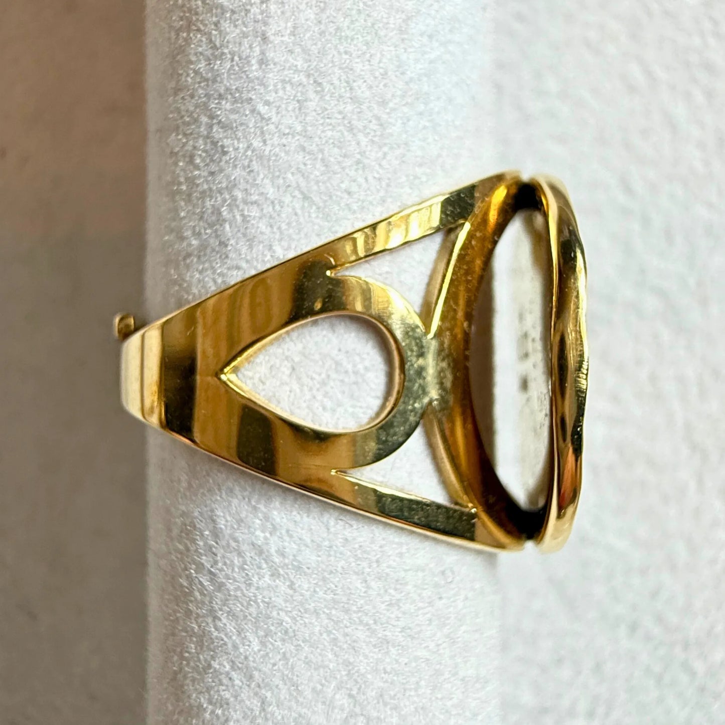 KAROLINE ring- gullbelagt 100% rustfritt stål