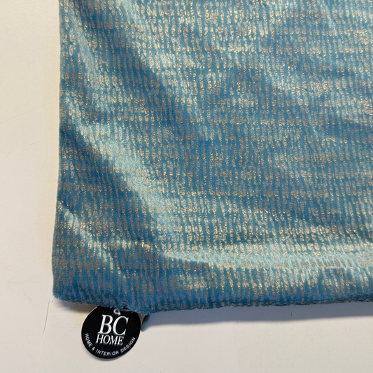 Putetrekk gullprint aqua: 45x45 cm