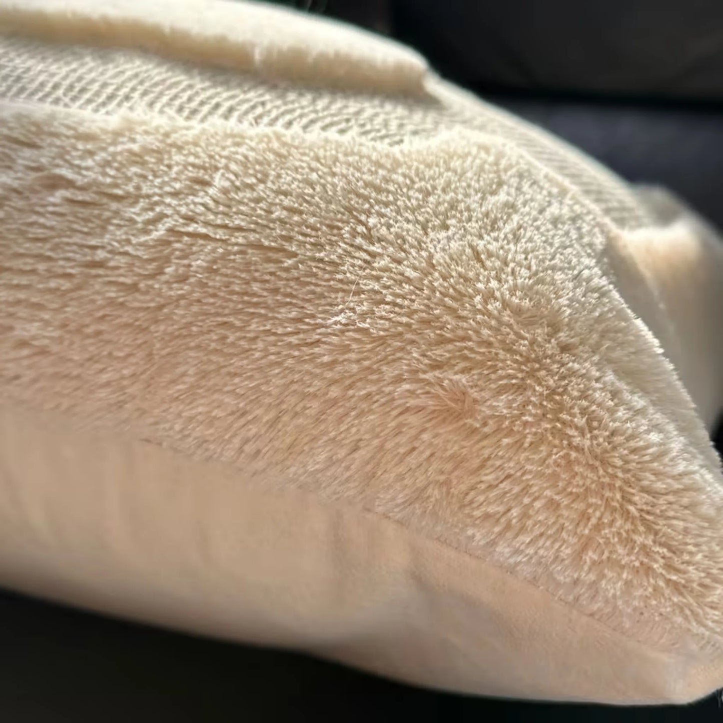 Mykt påskeputetrekk med kanin med rosa ører