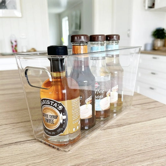 Avlang høy og smal oppbevaringsboks