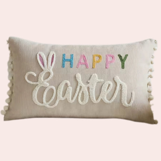 Happy Easter putetrekk med frynser