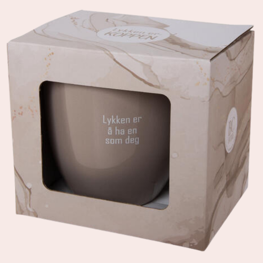 Krus "Lykken er å ha en MAMMA som deg"