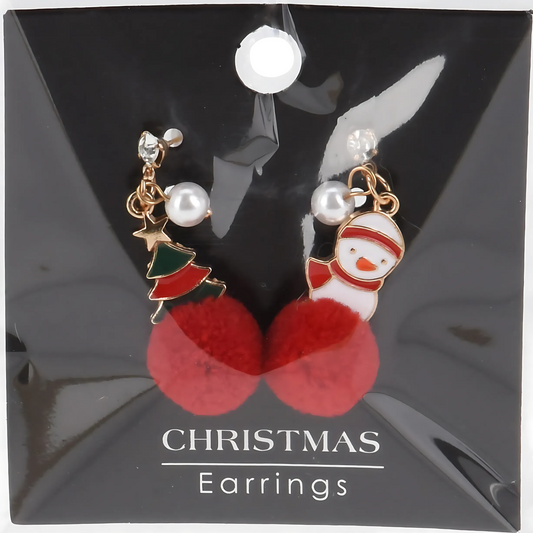 Supersøte øredobber med juledesign (nikkelfri)