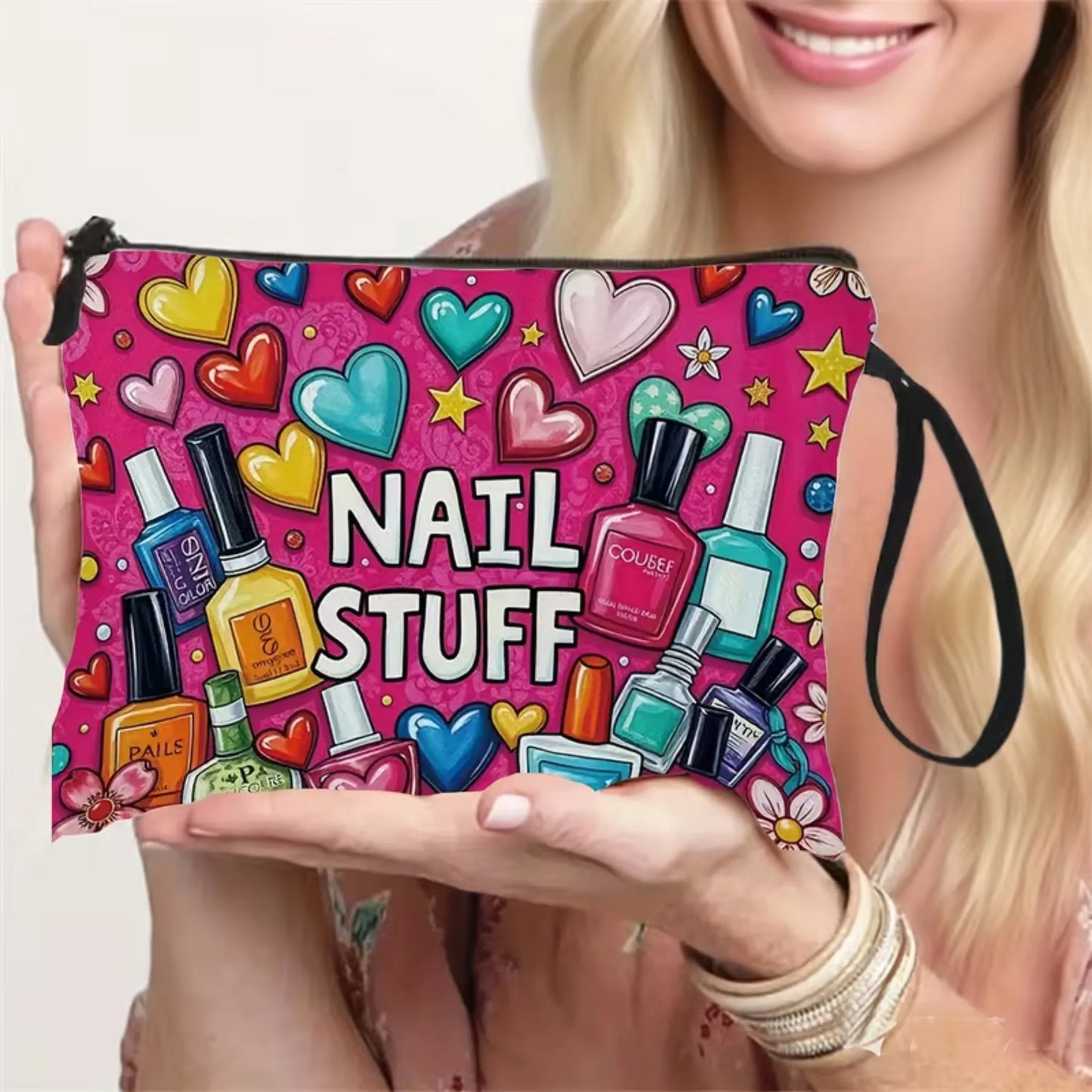 Neglelakk liten toalettveske