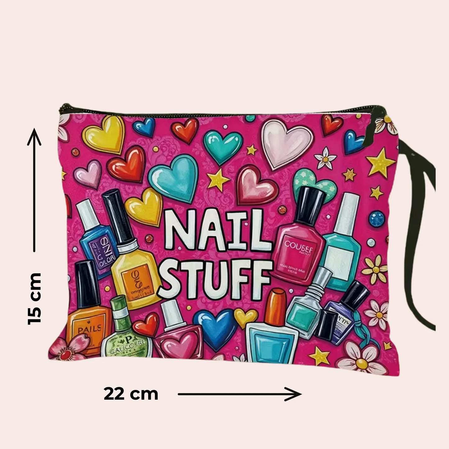 Neglelakk liten toalettveske