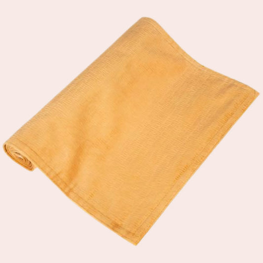 Spisebrikke gullprint oker: 33x45 cm