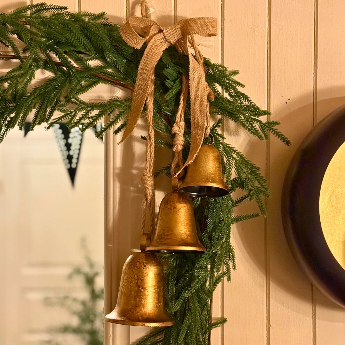 Retro håndlagede juleklokker