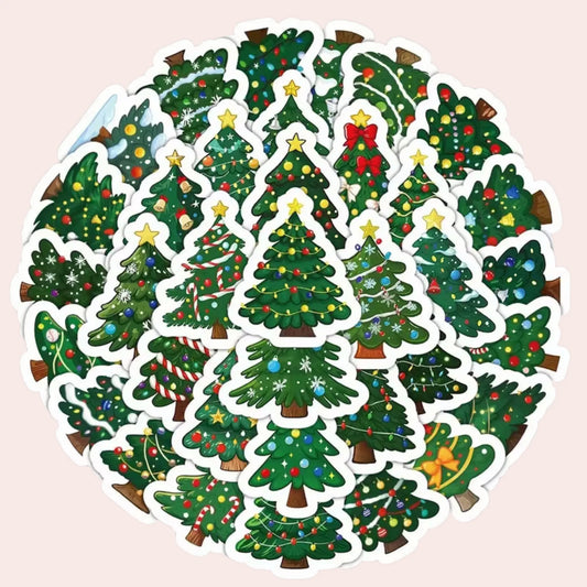 55 juletre klistremerker