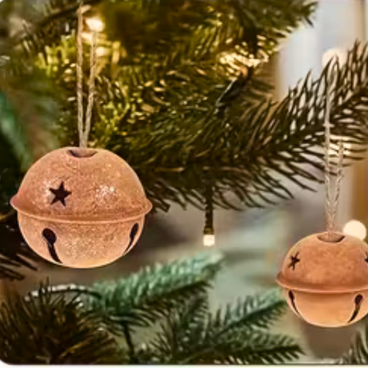 10 håndlagde rustbjeller med hamptau