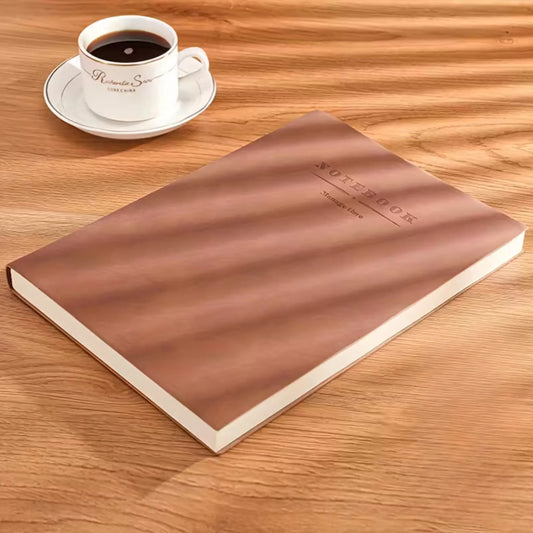 A5 premium notatbok beige