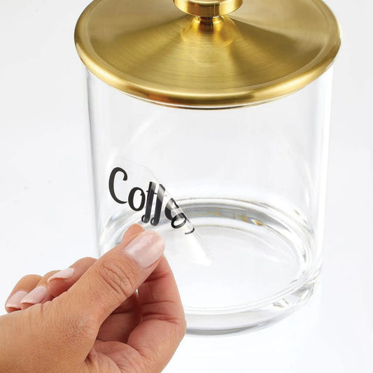 Merkelapper for kjøkkenet