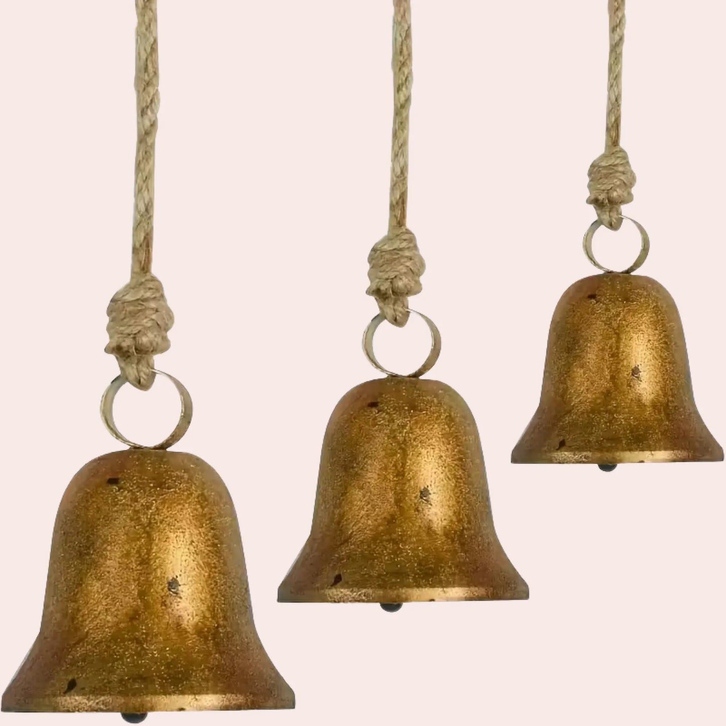 Retro håndlagede juleklokker