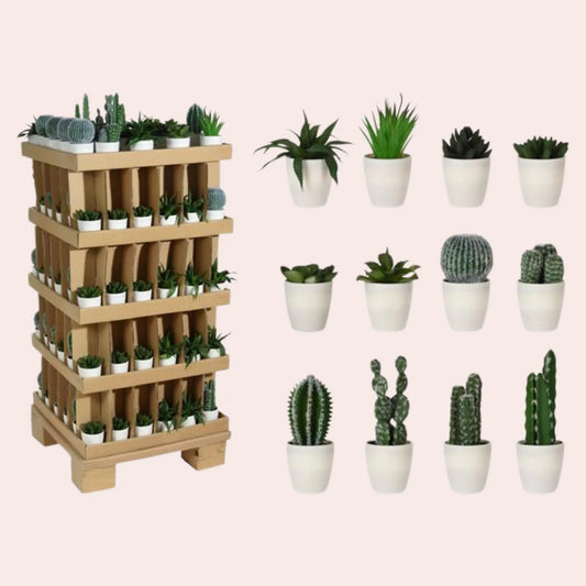 Kunstige kaktuser og sukkulenter