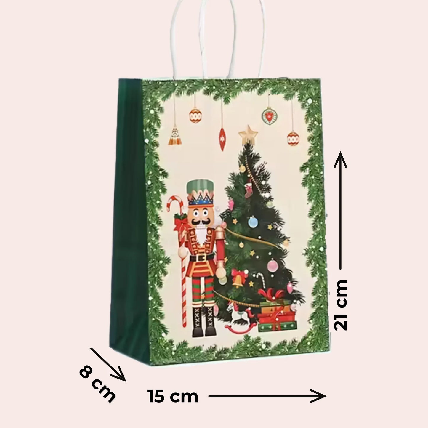 6 nøtteknekker gaveposer