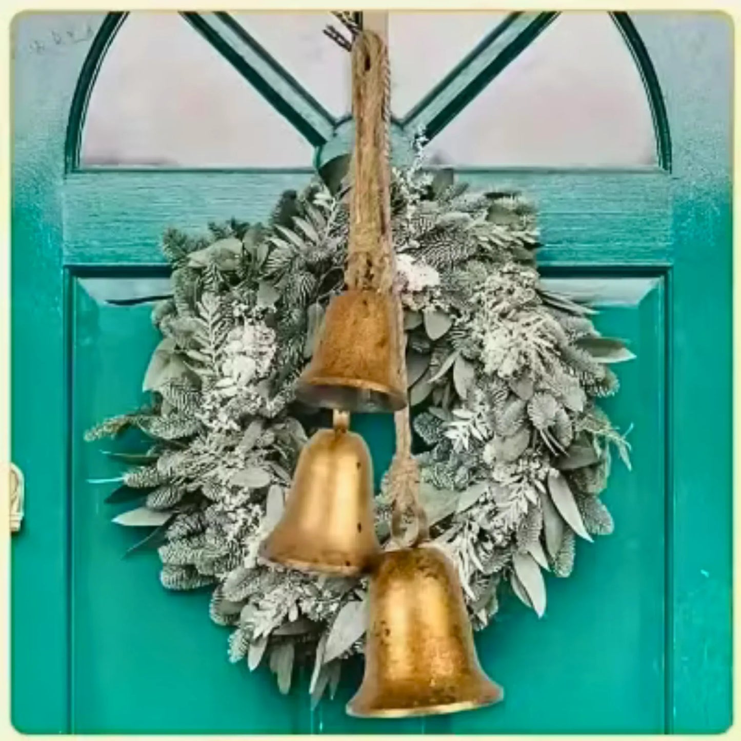 Retro håndlagede juleklokker