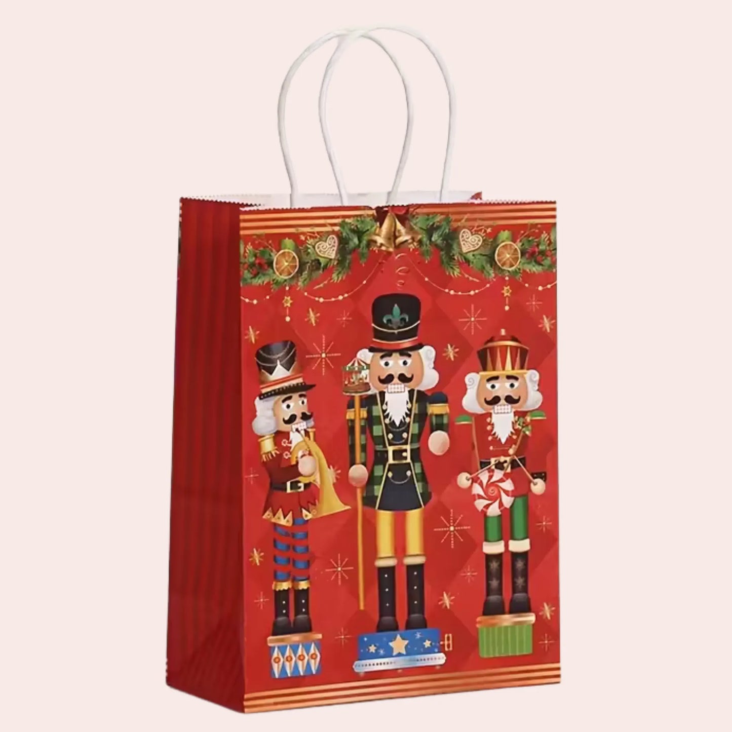 6 nøtteknekker gaveposer