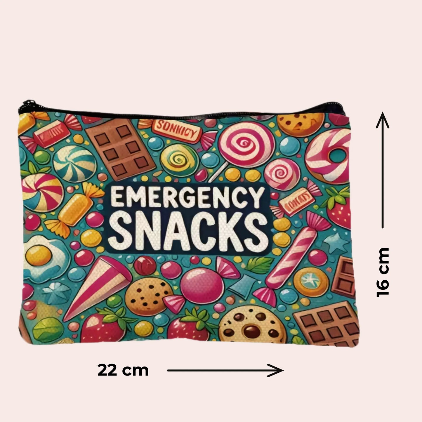 Emergency Snacks liten toalettveske