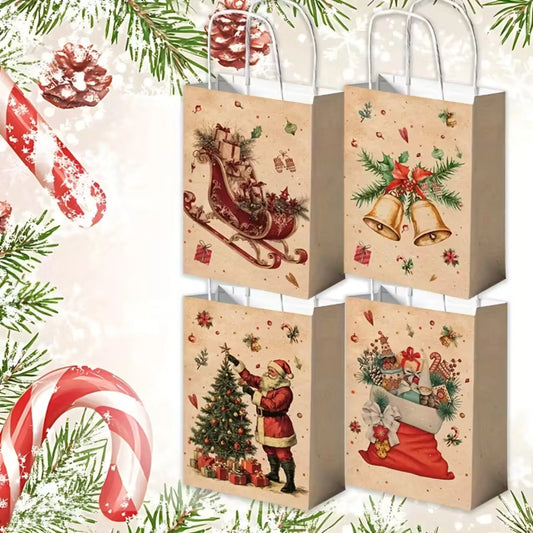 4 retro julegaveposer