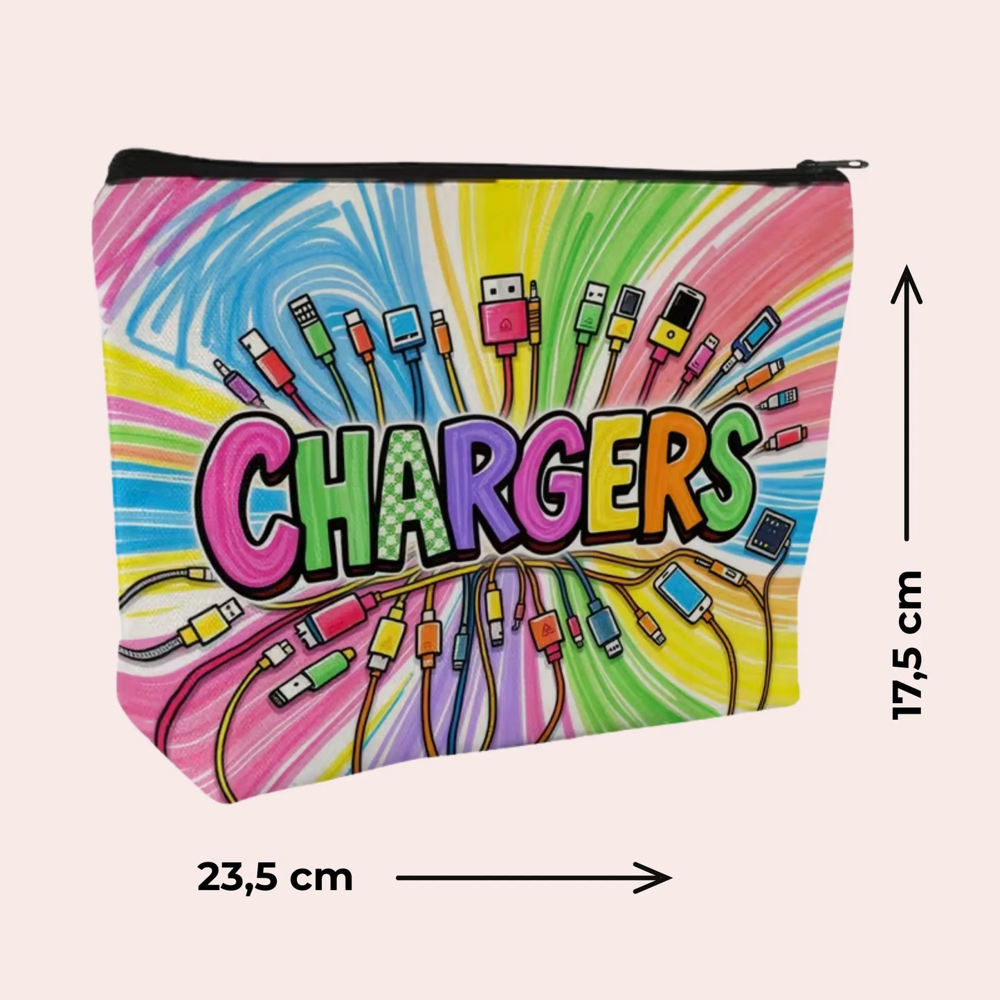 Chargers (ladere) liten toalettveske