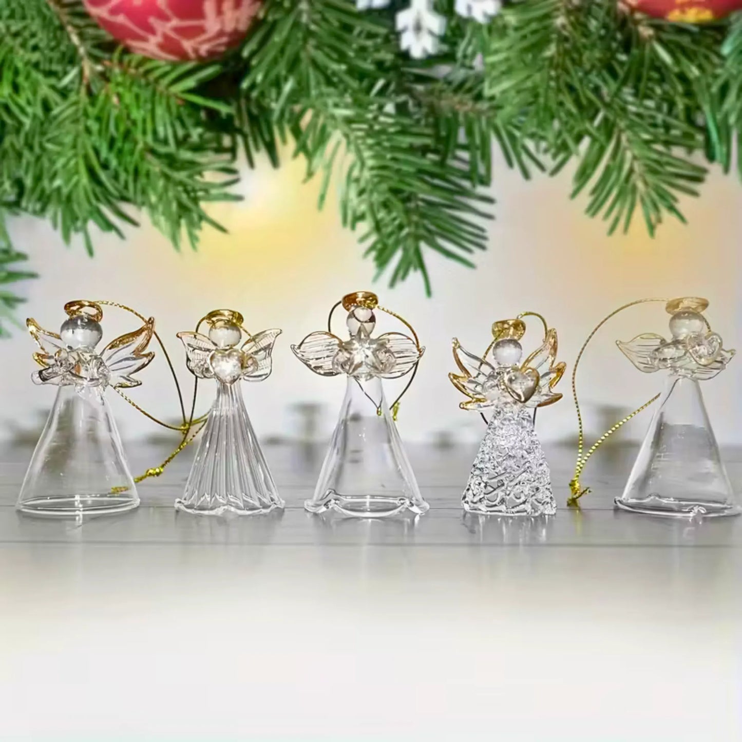 6 klassiske glassengler