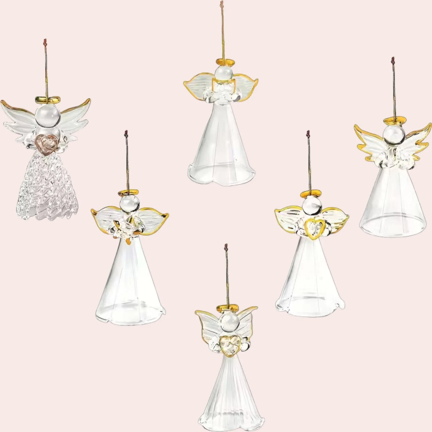 6 klassiske glassengler