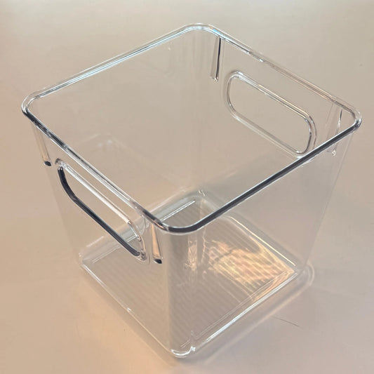 Firkantet høy oppbevaringsboks