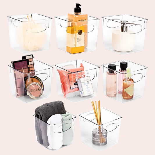 Firkantet høy oppbevaringsboks