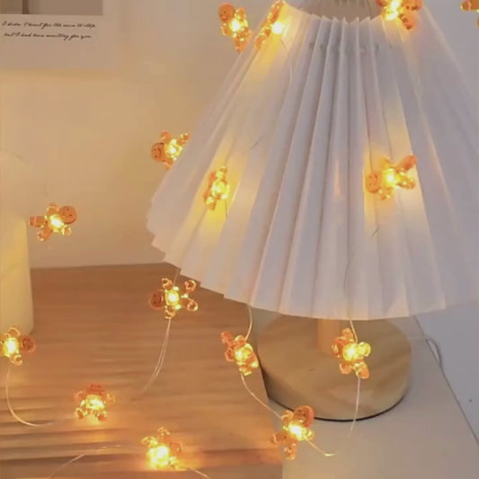 Lyslenke pepperkakemenn